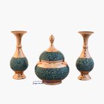 گلدان و قندان فیروزه کوبی کد gs161