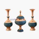 گلدان و شکلات خوری فیروزه کوبی کد fgs251