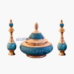 قندان و تنگ فیروزه کوبی کدfts221