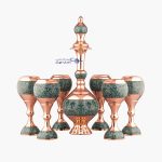 سرویس شرابخوری فیروزه کوبی کدfsh351