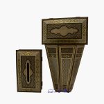 ست جای دستمال سطل وکارد چنگال خاتم کاری اعلا کد2761