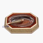 خاتمکاری  ست زیر سیگاری و چوب سیگار کدkz179