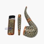 خاتمکاری  ست پیپ فندک چوب سیگار کدkf155