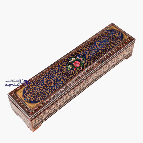 خاتم کاری قلمدان لولایی کدkh301