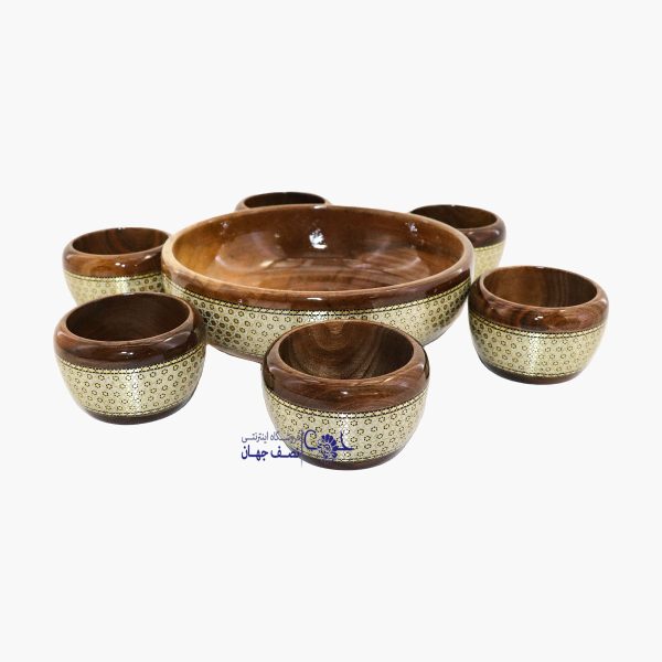 خاتم کاری ست اجیل خوری کدkg210