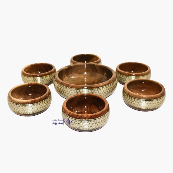 خاتم کاری ست اجیل خوری کدkp252