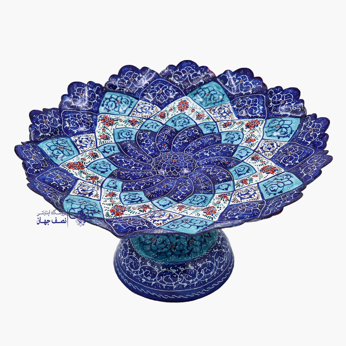 minakari6 مینا کاری شیرینی خوری ms252 - Image 1